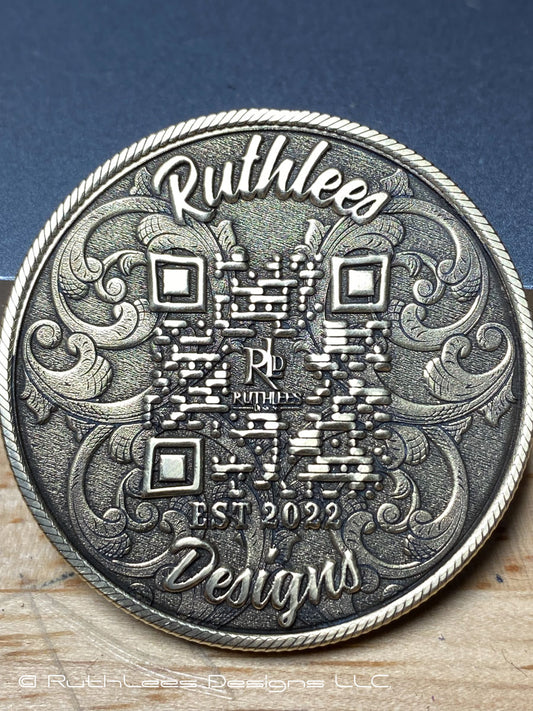 Coins 40mm- EDC Business Card